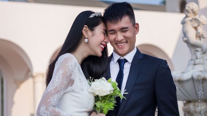 Ảnh cưới ngọt ngào của Thuỷ Tiên - Công Vinh khiến fan 'gato' cực độ