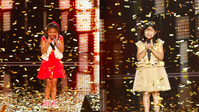 Cùng sở hữu giọng hát thiên phú, 2 thiên thần nhí lần lượt khuấy đảo America's Got Talent 2017