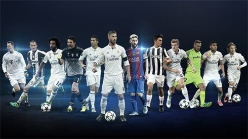 Real và Man Utd thống trị đề cử danh hiệu cá nhân ở cup châu Âu