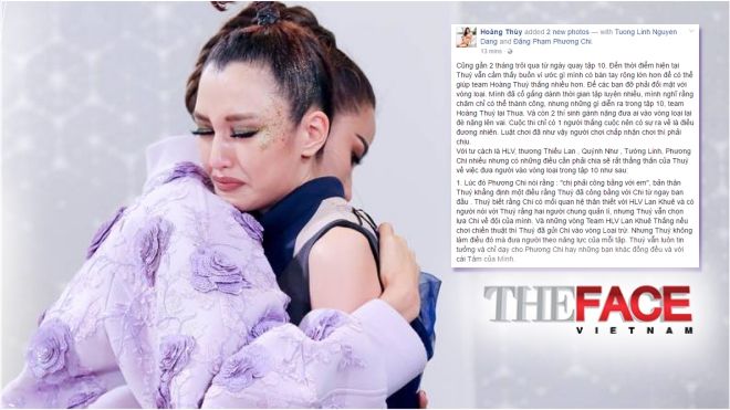 Hoàng Thùy viết tâm thư hơn 1000 chữ, khẳng định đã công bằng với Phương Chi 'ngay từ ngày đầu'