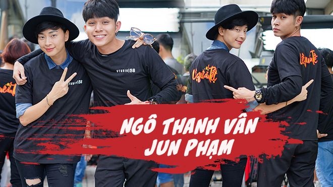 Ngô Thanh Vân và Jun Phạm như 'anh em trai' trong ngày đầu bấm máy phim mới