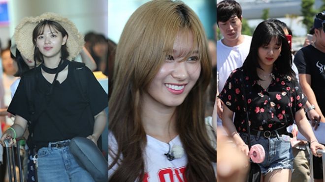 TWICE rạng rỡ tại sân bay Đà Nẵng trong vòng vây người hâm mộ