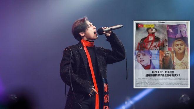 Lên hẳn một trang riêng, báo Trung gọi Sơn Tùng là ca sĩ Việt Nam đang rất hot