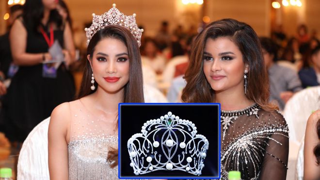 Cận cảnh chiếc vương miện dành cho cho Miss Universe Vietnam 2017 có trị giá 2,7 tỷ đồng