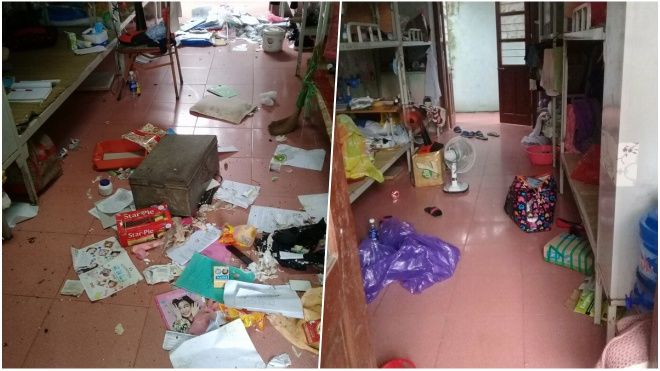 Phòng KTX toàn rác của hai nữ sinh viên và câu trả lời bá đạo về lý do không dọn phòng