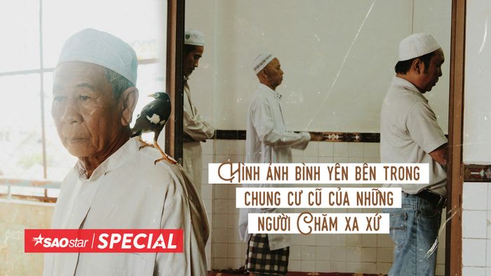 Hình ảnh bình yên bên trong chung cư cũ của những người Chăm xa xứ