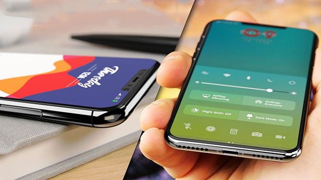 iPhone 8 tiếp tục rò rỉ ảnh linh kiện màn hình và mặt trước cận cảnh