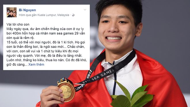 Sợ con kiêu ngạo, mẹ Kim Sơn gửi “tâm thư” xúc động cho nhà vô địch tuổi teen