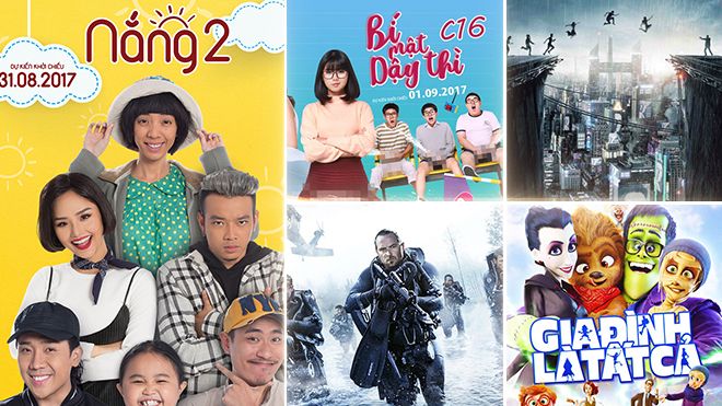 Phim rạp ngày lễ 2/9: Đủ mọi cung bậc cảm xúc, hành động, hài hước