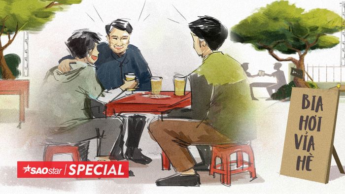 “Hà Nội cái gì cũng vui, rủ nhau ra phố - bia hơi vỉa hè”