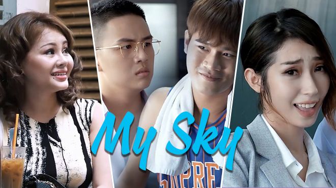 Diễn viên Lê Giang và Khổng Tú Quỳnh gây cười trong tập 2 phim 'My Sky' của Duy Khánh