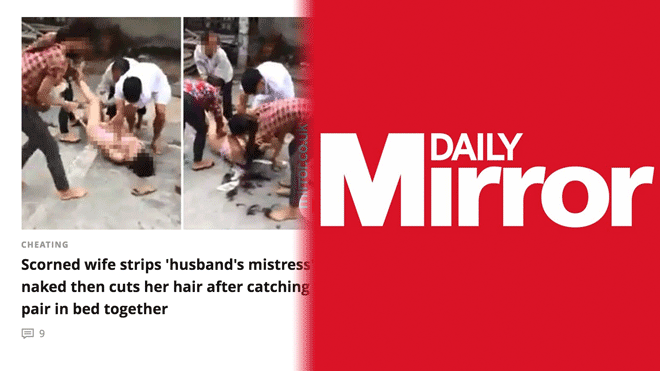 Vụ lột đồ đánh ghen gây xôn xao dư luận ở Vĩnh Phúc lên báo Anh