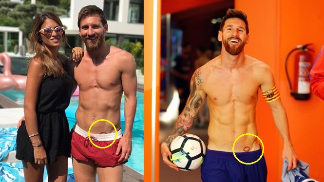 Messi lộ hình xăm 'độc' ở khu vực nhạy cảm