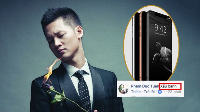 Mặc cả thế giới đang phát cuồng vì iPhone X, Đức Tuấn vẫn chê… 'xấu banh'