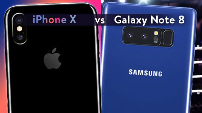 10 đặc điểm iPhone X năm thứ 10 thua kém Galaxy Note 8 một cách thuyết phục