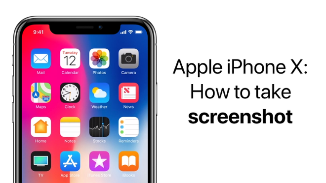 Làm thế nào để chụp ảnh màn hình khi iPhone X không còn nút Home?