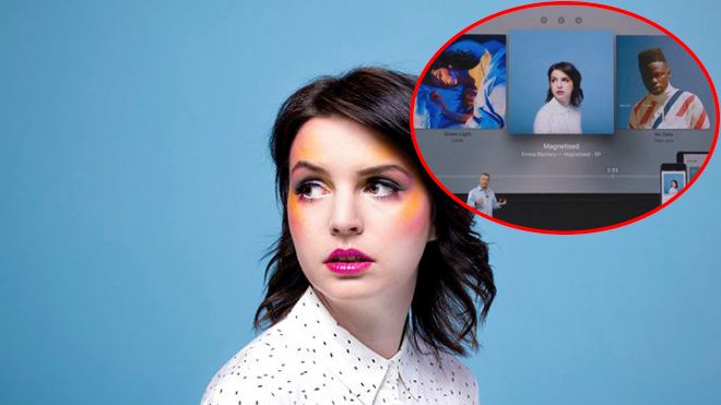 Chỉ vài phút xuất hiện ngẫu nhiên trên màn hình Apple Event, ca sỹ người Anh đột nhiên nổi tiếng dù chả phải làm gì