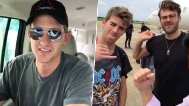Clip từ Instagram: Phillip Nguyễn phấn khích khoe việc bị The Chainsmokers 'troll' tại sân bay!