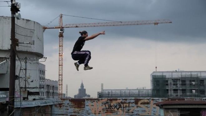 Những 'spiderman' đi từ phim hoạt hình tới Matxcova