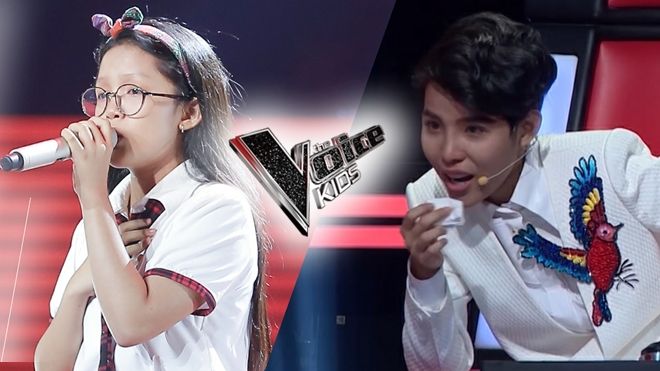 Hát hit Phạm Hồng Phước về tình cha con, giọng ca nhí khiến Vũ Cát Tường bật khóc ngay trên ghế nóng