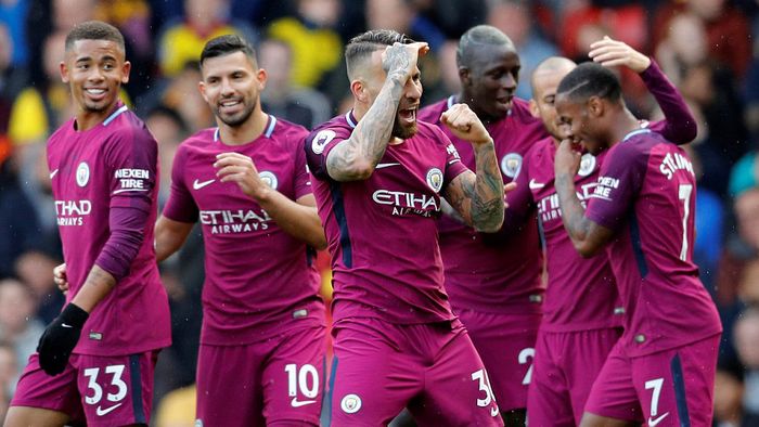 Man City lên ngôi đầu sau màn 'hủy diệt' Watford
