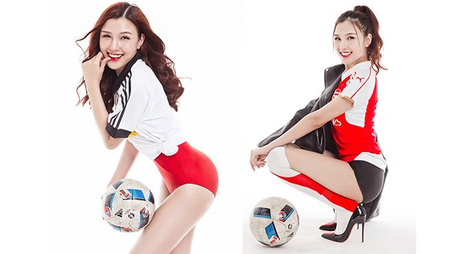 Phương Chi The Face: 'Nếu Arsenal thắng, tôi sẽ đốt mắt fan bằng bộ ảnh sexy nóng bỏng'