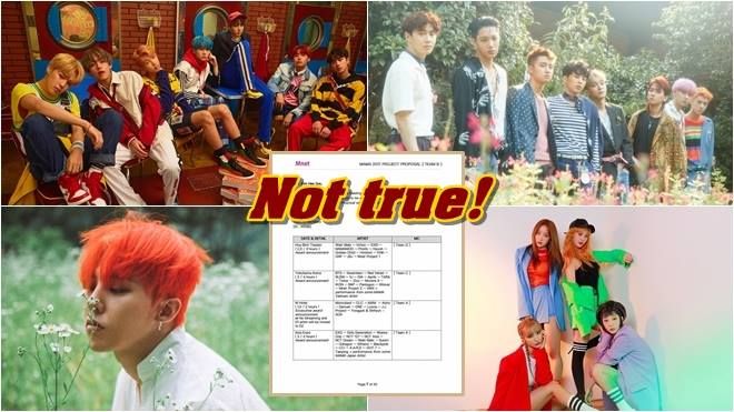 CJ chính thức lên tiếng: 'Danh sách biểu diễn MAMA bị rò rỉ là giả và không có cơ sở'