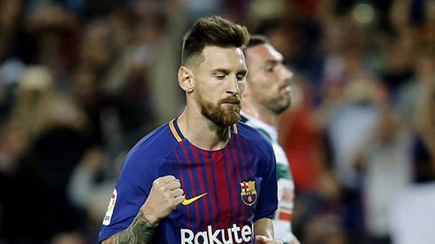 Lionel Messi ghi 4 bàn giúp Barcelona thắng 6 sao