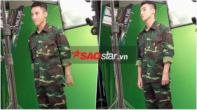 Đột nhập hậu trường buổi chụp ảnh của Sơn Tùng M-TP trong trang phục quân đội gây sốt