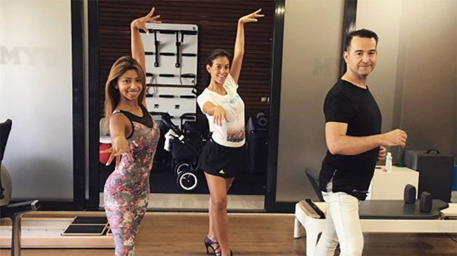 Nhảy salsa, bồ Ronaldo vô tình để lộ giới tính của con