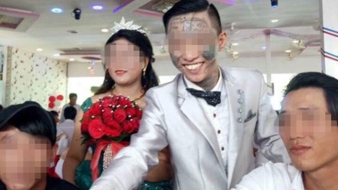 Nha Trang: Chú rể xuất hiện với hình xăm kín mặt trong đám cưới gây 'bão' mạng xã hội