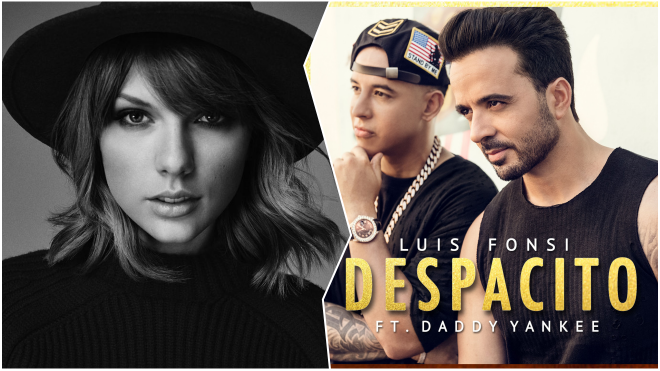Những tưởng Taylor Swift đã làm nên chuyện, cuối cùng cũng không chạy theo nổi 'Despacito'
