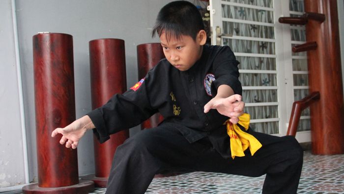 Cậu bé 9 tuổi đã là 'cao thủ' võ cổ truyền, có hàng chục môn sinh