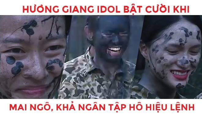 Hương Giang Idol bật cười khi Mai Ngô, Khả Ngân tập hô hiệu lệnh