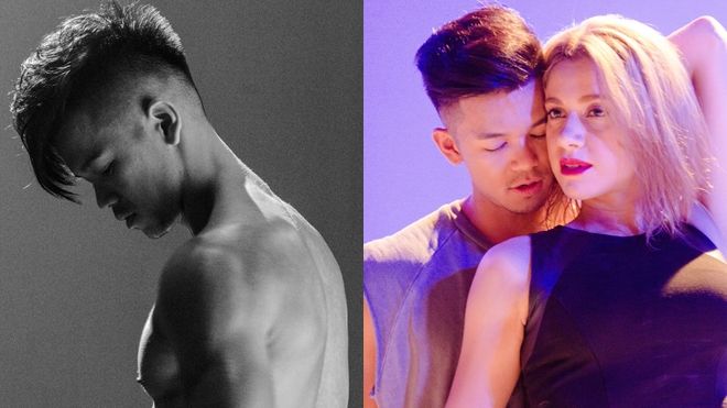 Trọng Hiếu tận dụng những cảnh quay để khoe thân hình cơ bắp trong MV mới