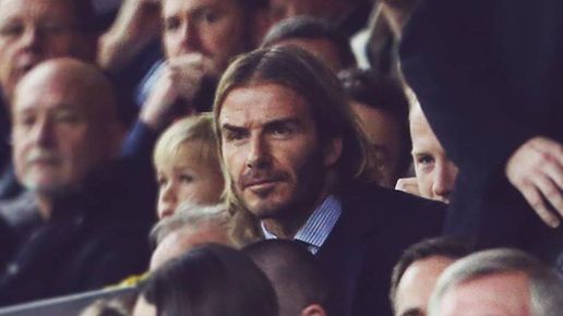 'Lãng tử tóc dài' David Beckham xuất hiện trên khán đài 'Nhà hát những giấc mơ'
