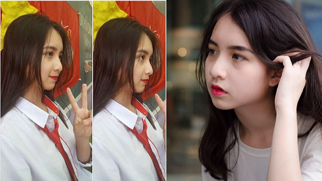 Nữ sinh 'mặt tròn' xinh không thể tả trong bức ảnh bị… dìm hàng