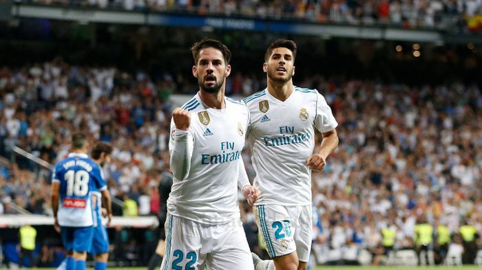Isco lại 'gánh team', lập cú đúp giúp Real Madrid bám đuổi Barcelona