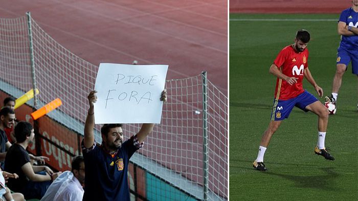 Xem xét chia tay tuyển quốc gia, Gerard Pique bị chính fan đội nhà la ó