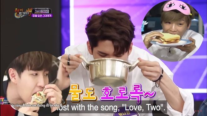 Dàn mỹ nam Wanna One xấu tính, lầy lội bỏ quên hình tượng chỉ vì đồ ăn