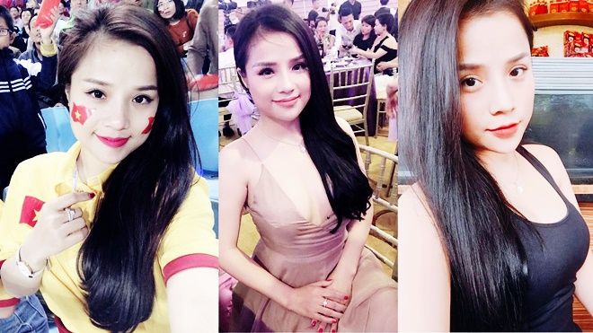 Cận cảnh nhan sắc 'chim sa cá lặn' của hot girl xứ Nghệ yêu Đặng Văn Lâm