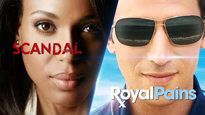 2 series phim tâm lý 'Scandal' và 'Royal Pains' nối gót trở lại với mùa cuối