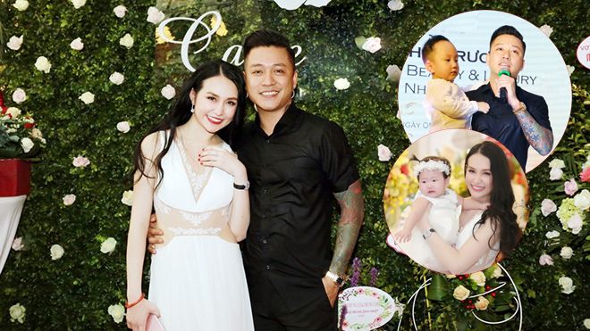 Tuấn Hưng lái siêu xe 15 tỷ đồng, đưa hai con đến chúc mừng bà xã khai trương spa