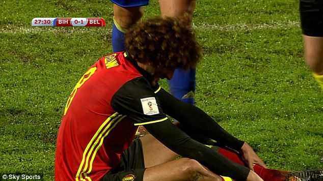 Fellaini chấn thương, nối dài danh sách 'bệnh binh' của Man Utd