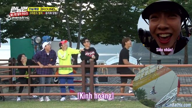 Đồng nghiệp bị bắt phạt nhào lộn trên không, hội quý ông Running Man nhắm tịt mắt không dám nhìn