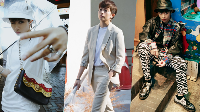 Nếu không nhìn rõ mặt, khó ai nhận ra một Gil Lê 'chất lừ' trên đường phố Seoul