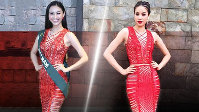 Huyền My, Mâu Thủy, Hà Thu tranh nhau… diện lại đầm Phạm Hương đã mặc!