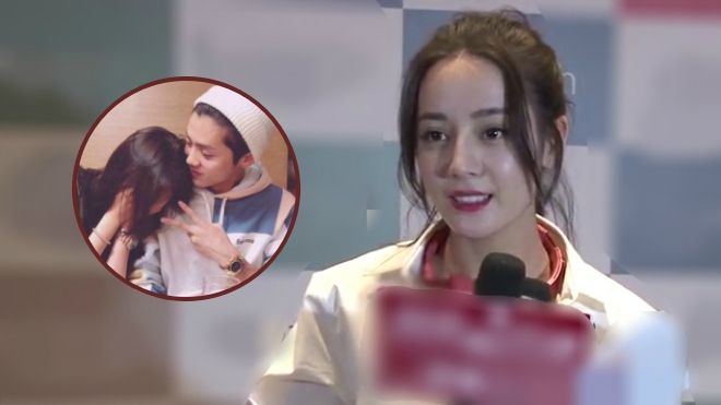 Phản ứng của Địch Lệ Nhiệt Ba khi được hỏi về mối tình Lộc Hàm - Quan Hiểu Đồng