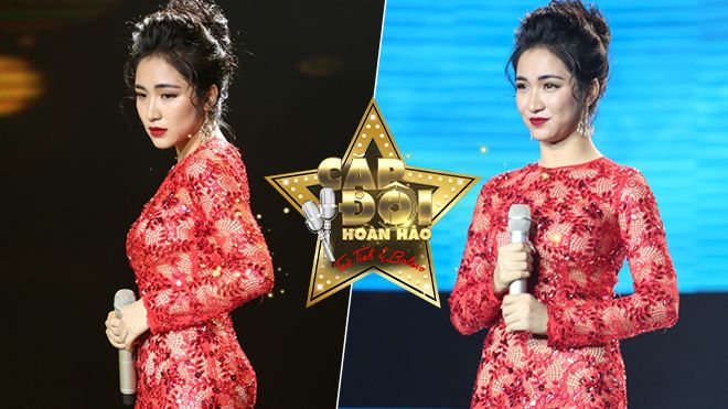 Ngay đêm thi đầu tiên của Cặp đôi hoàn hảo, Hòa Minzy đã mở 'liveshow kỷ niệm 10 năm hát Bolero'