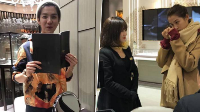 Vừa công khai hẹn hò, Luhan và Quan Hiểu Đồng đã bí mật đi mua nhẫn cưới?